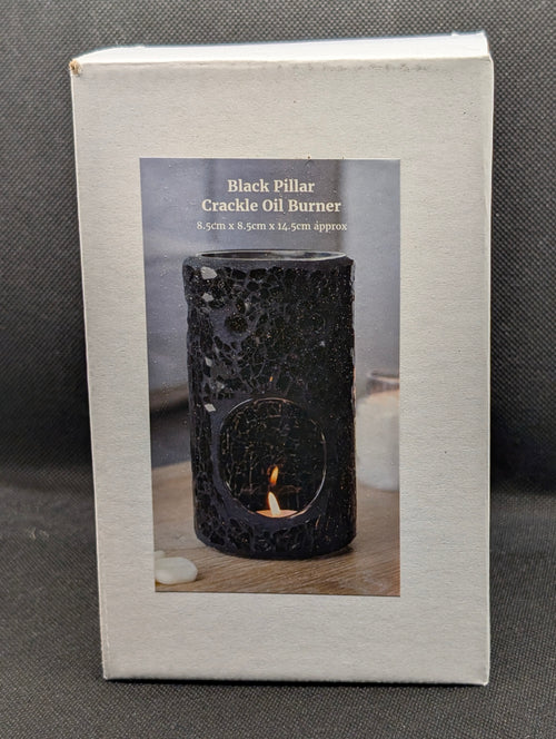 Black crackle oil burner