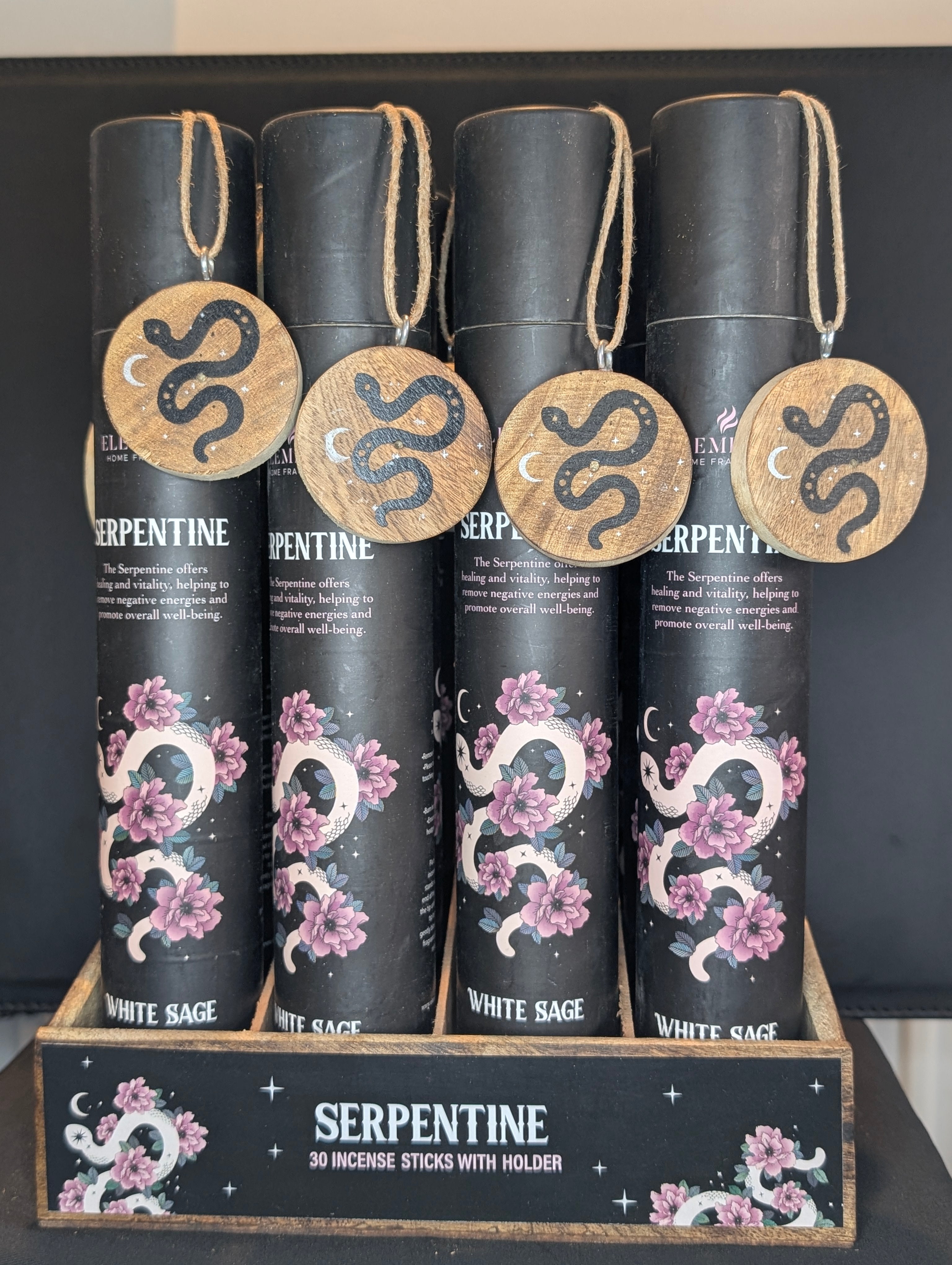 Serpentine incense set