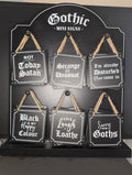 Mini Goth Signs