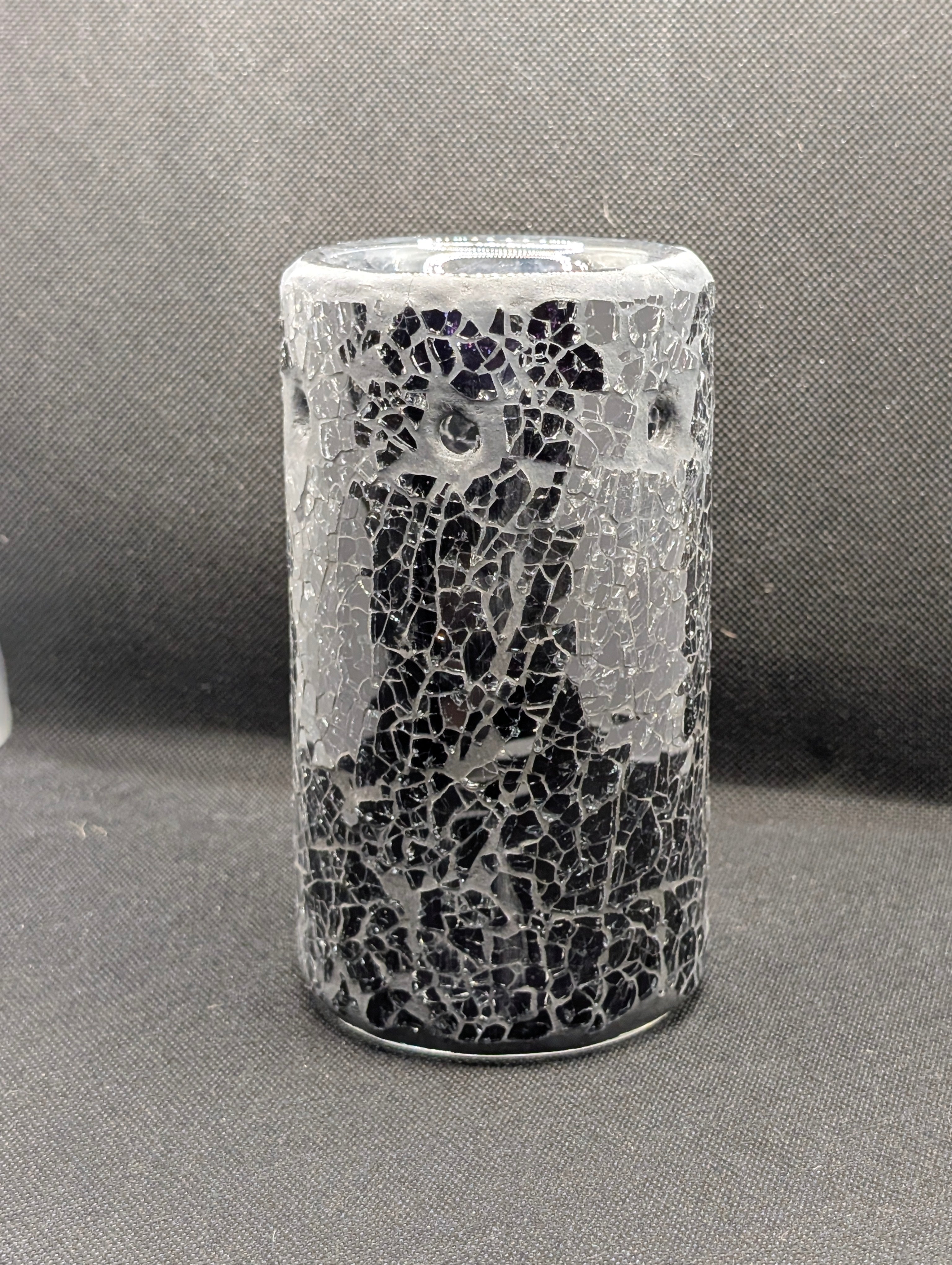 Black crackle oil burner